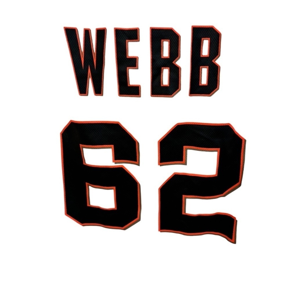 2024 SF San Francisco GIANTS Logan Webb Basketball Jersey X-Large SGA 4/21 - Picture 3 of 4